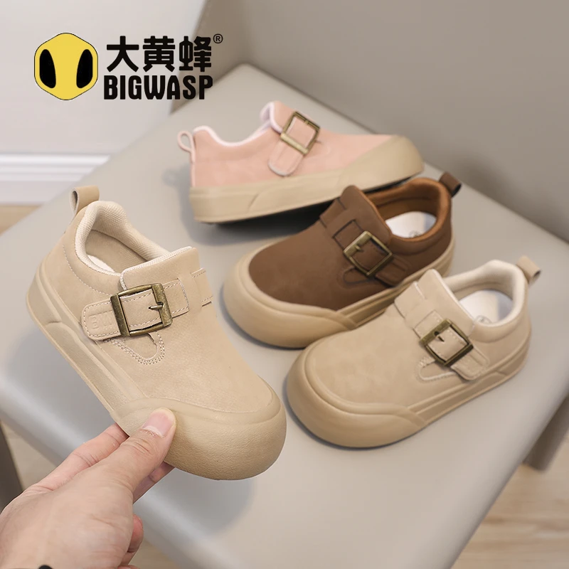 大黄蜂童鞋秋季儿童勃肯鞋2025新款男女童百搭休闲鞋防滑耐磨板鞋