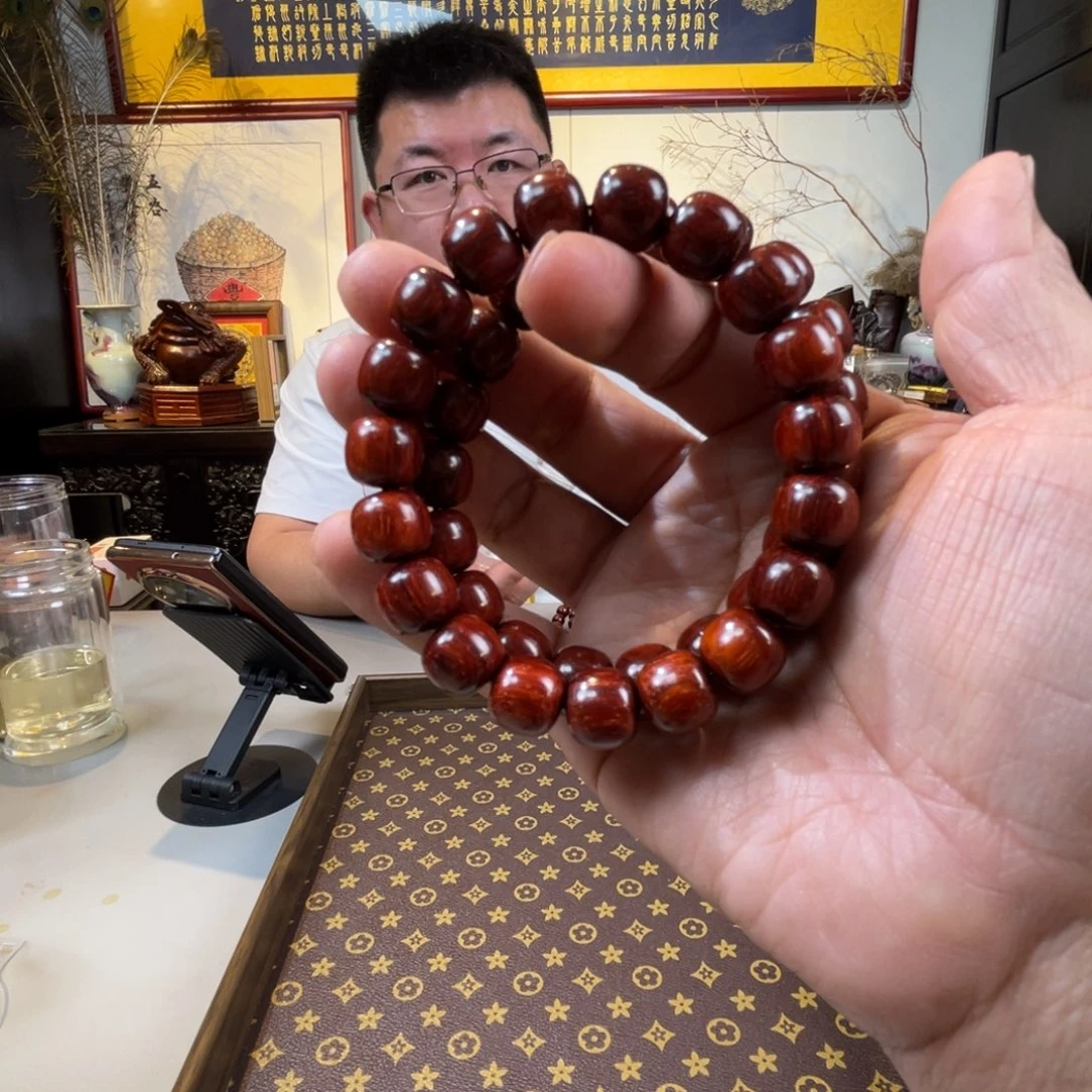 檀香紫檀（小叶紫檀）1112单圈顶泥玉化琴料满星满龙鳞171号