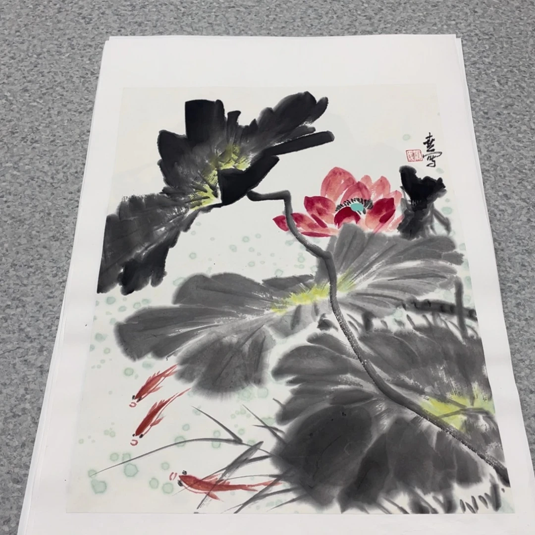 国画1.4平尺国画作品