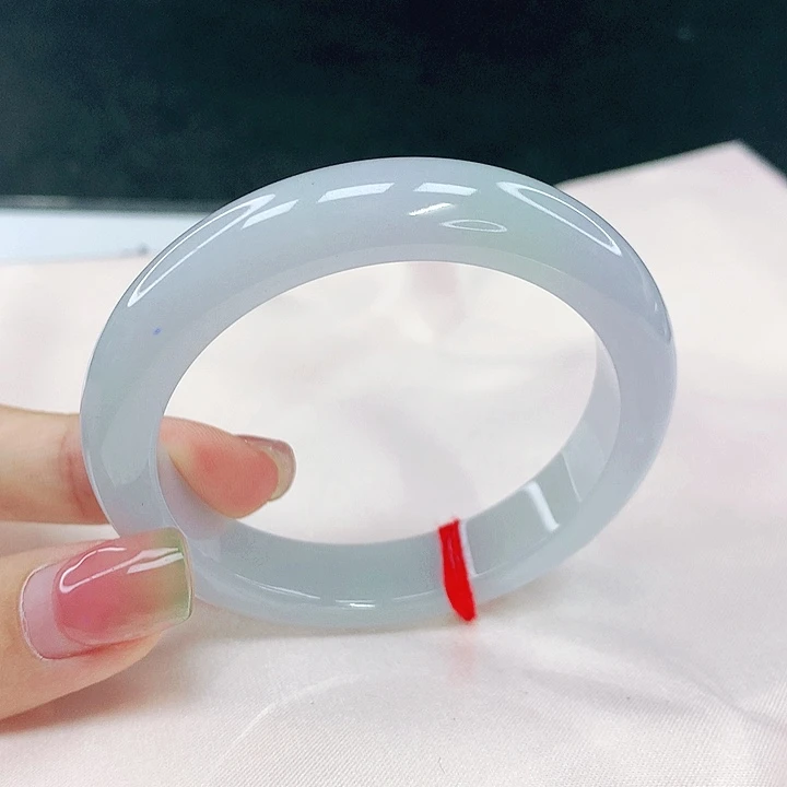 翡翠未镶嵌手镯圈51.4，79093