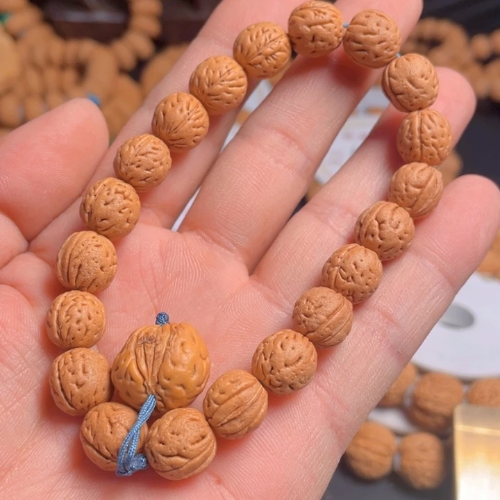 桃核吊坠余*野生桃核手串