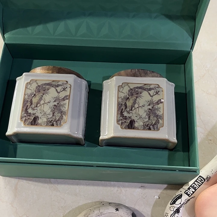 摆件润鹏陶瓷精选高档陶瓷茶叶罐