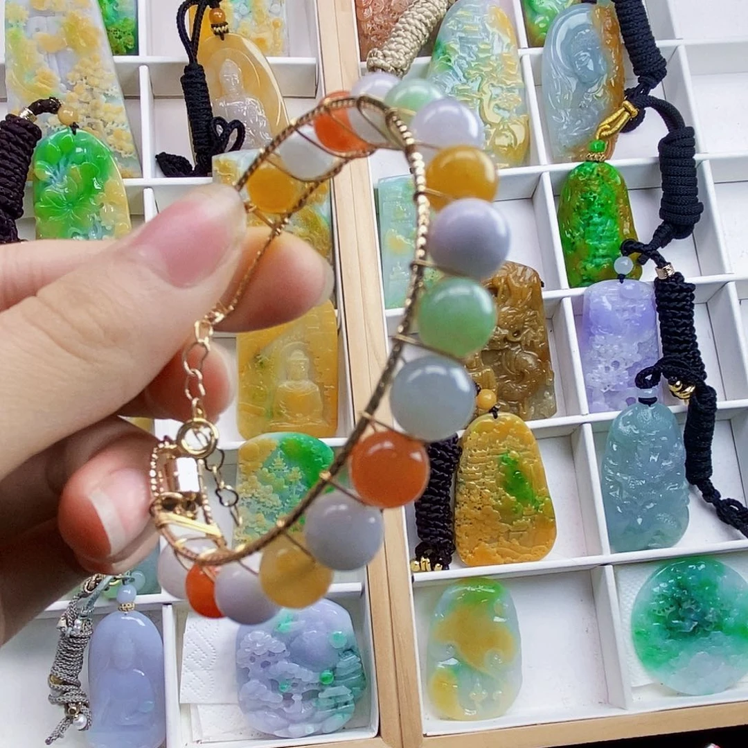 颈饰未镶嵌翡翠翡翠