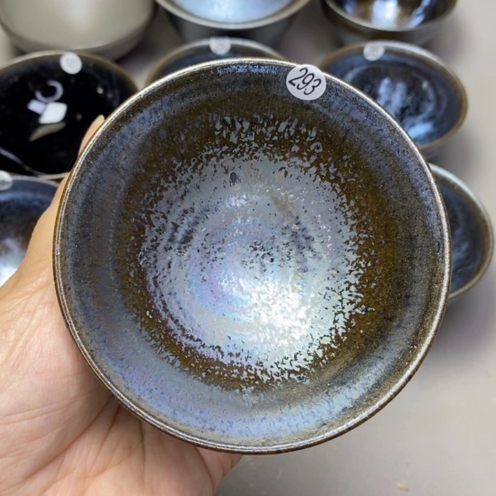 茶盏建窑建盏柴烧主人杯