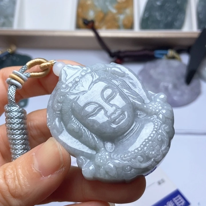 翡翠未镶嵌挂件翡翠