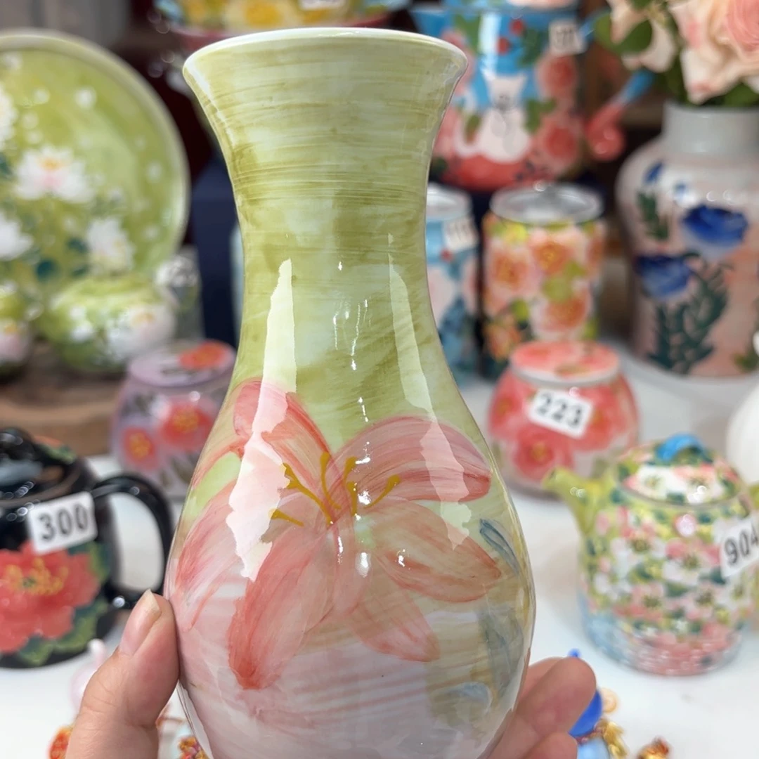 景德镇手绘高温釉下彩陶瓷茶具