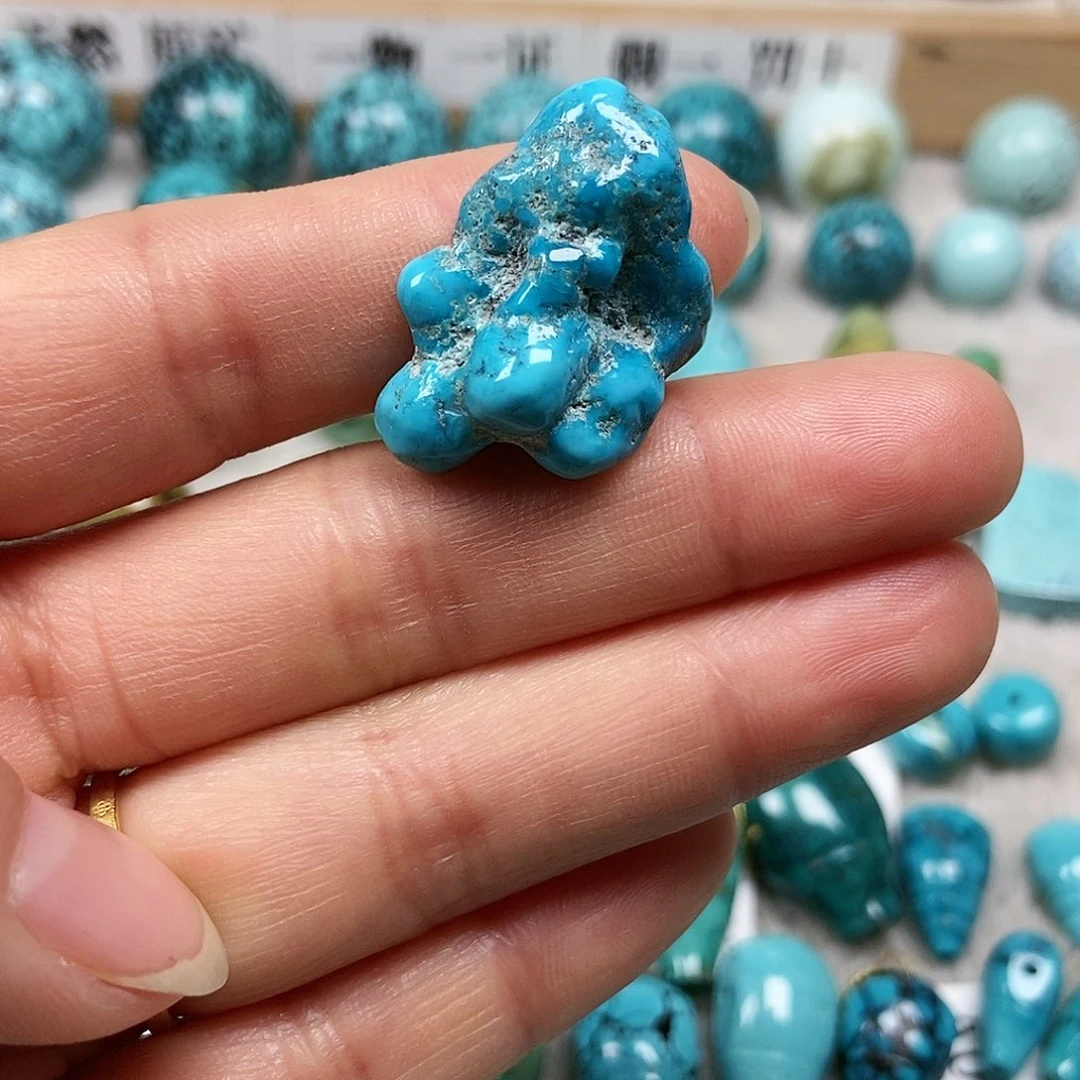 未镶嵌绿松石珠宝半成品