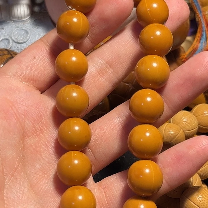 橄榄核手串/手链猴头正圆微瑕