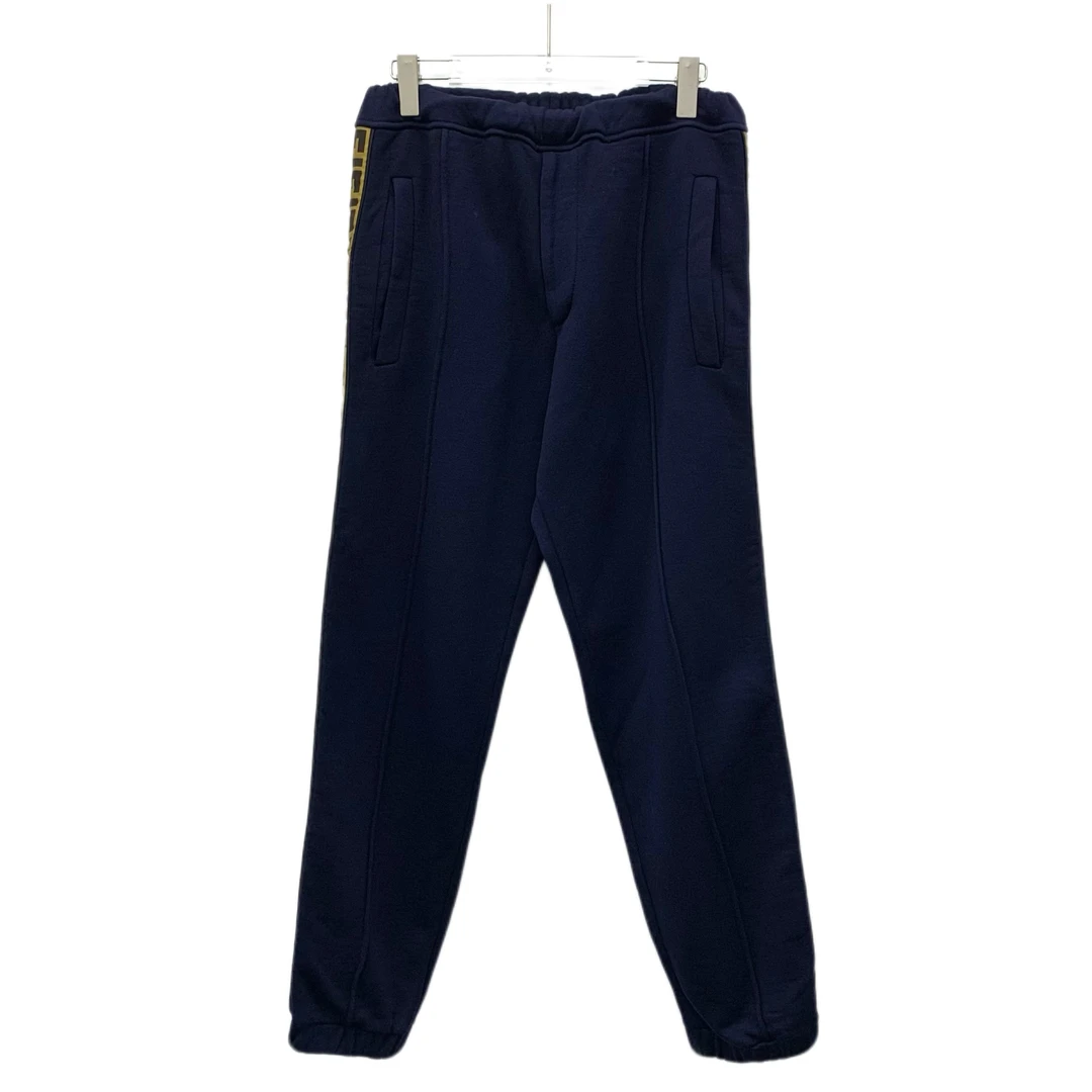 99新 FENDI/芬迪 J18548 logo字母羊毛休闲长裤 S码