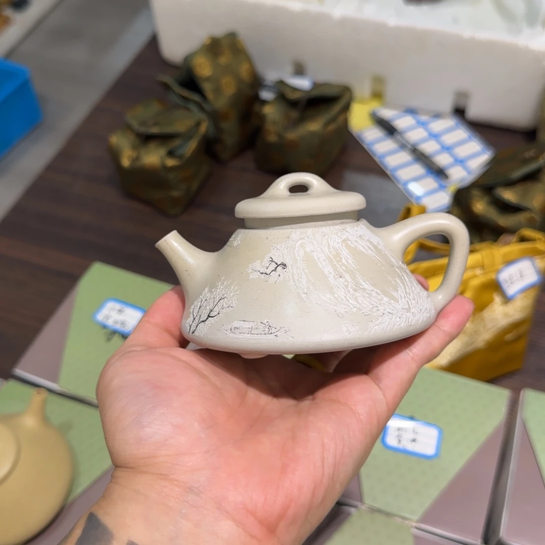 n***d茶壶紫砂梨皮趣瓢预定