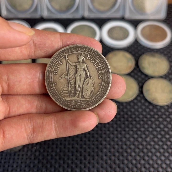 金属大头龙洋船洋工艺品