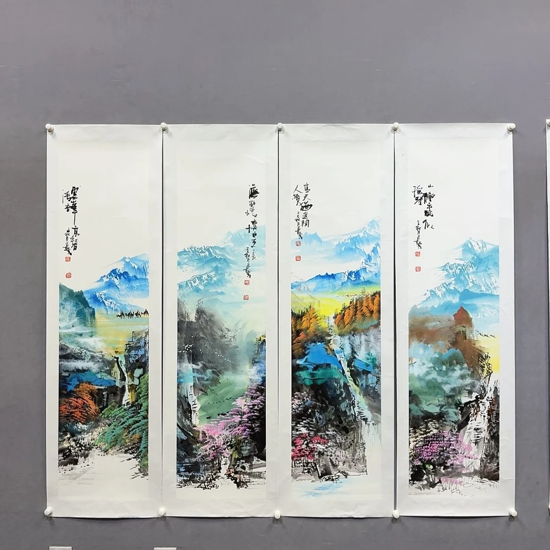 国画亲笔手绘放心去藏