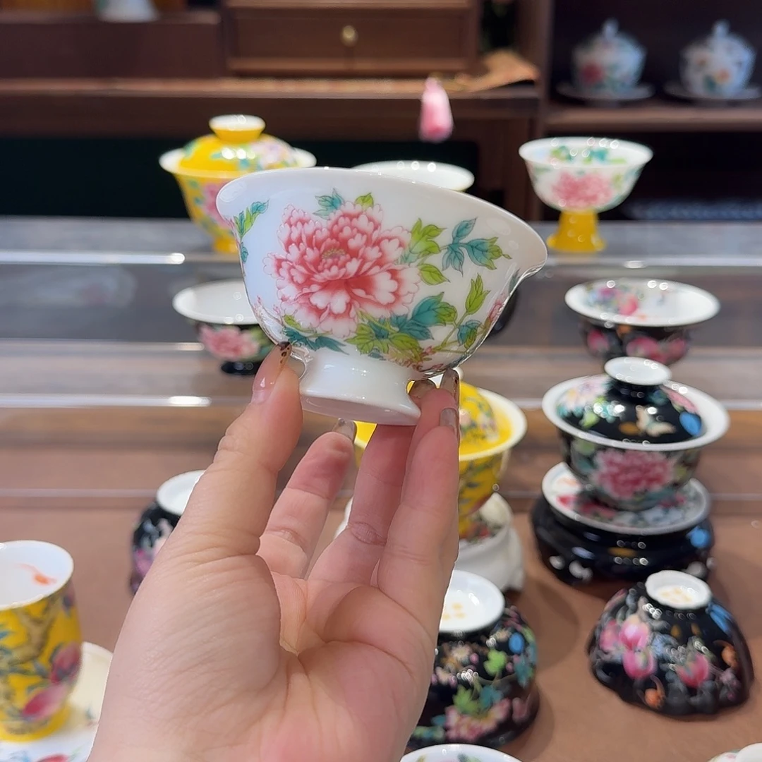 珐琅彩主人杯茶具系列