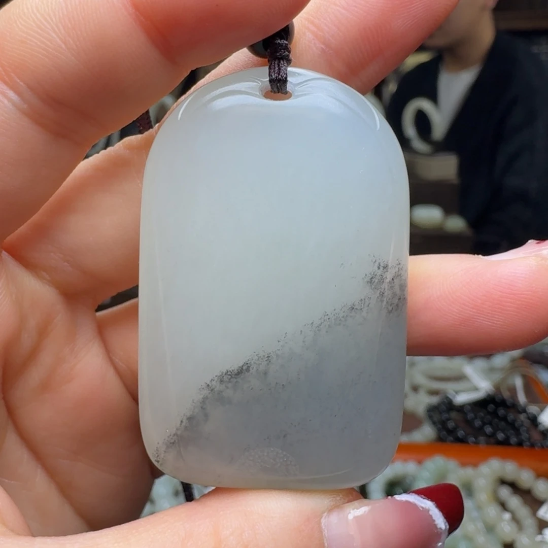 和田玉挂件未镶嵌简***1