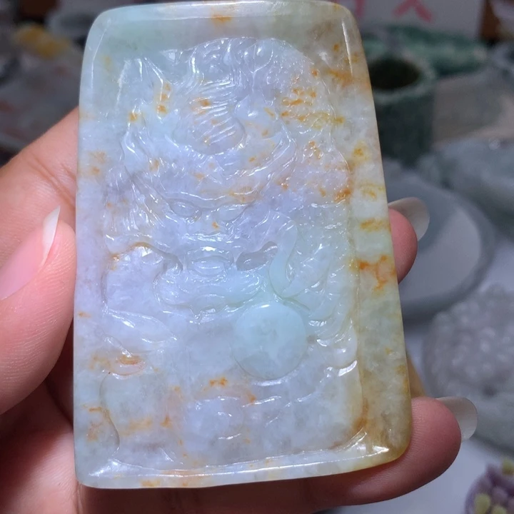 翡翠未镶嵌颈饰保真天然A货翡翠