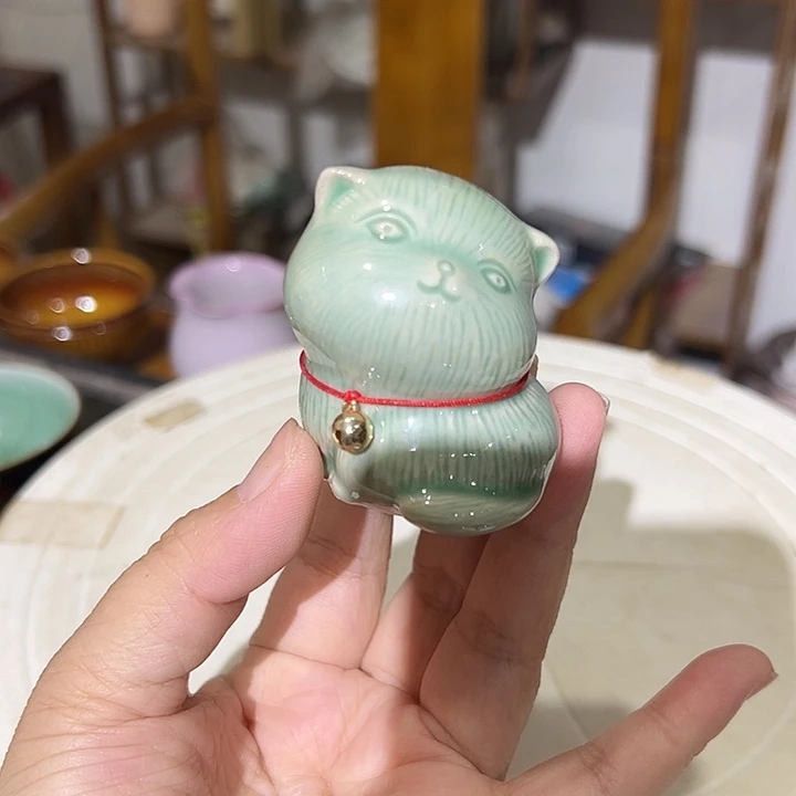 龙泉云间青瓷小米茶器