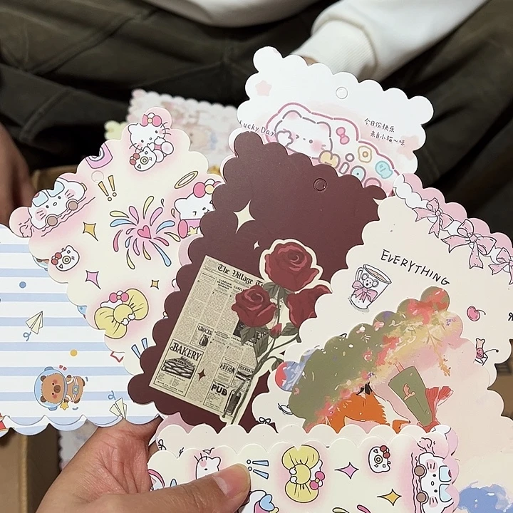 花边8×12混款100张