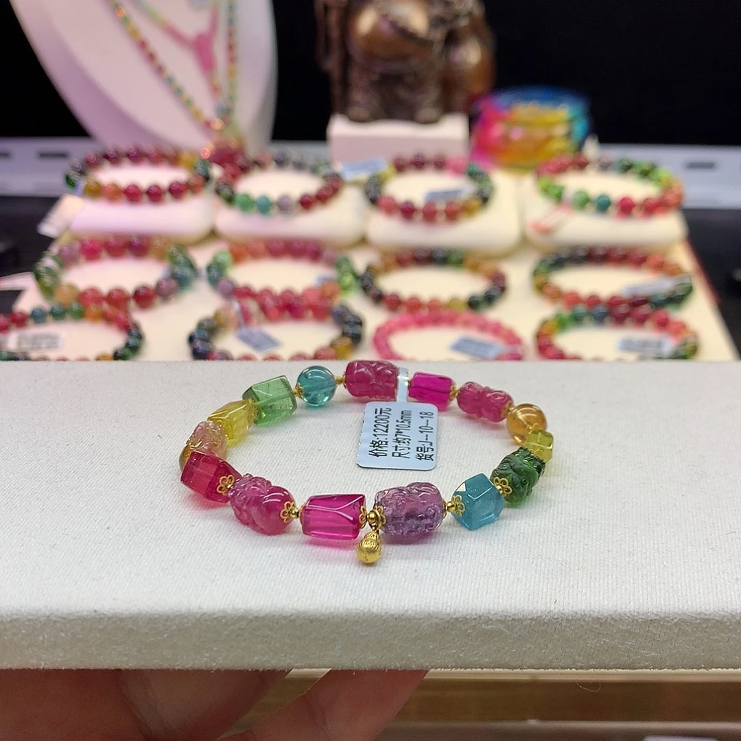 手串未镶嵌碧玺彩虹多宝7*10.5mm