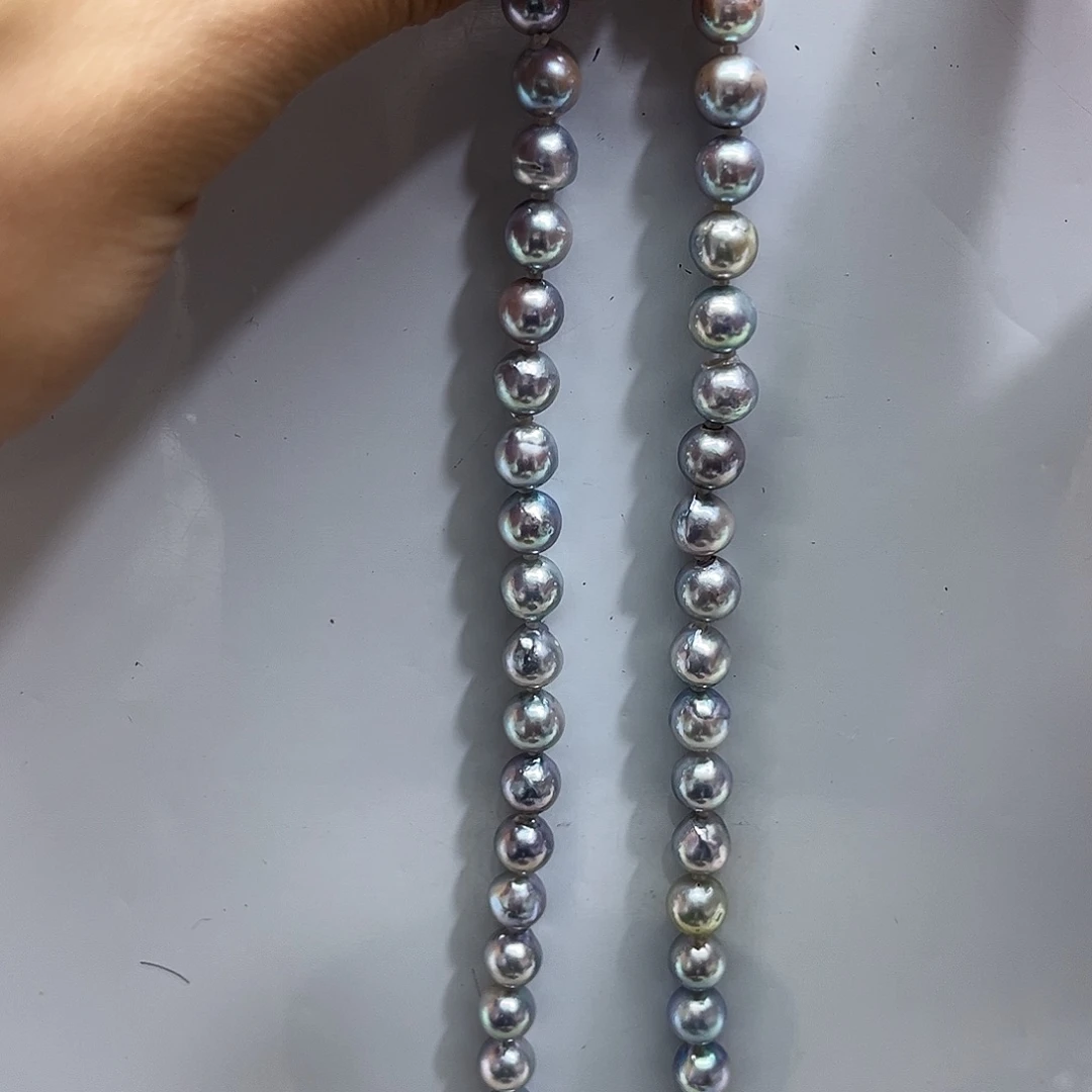 银S925镶嵌颈饰海水珍珠