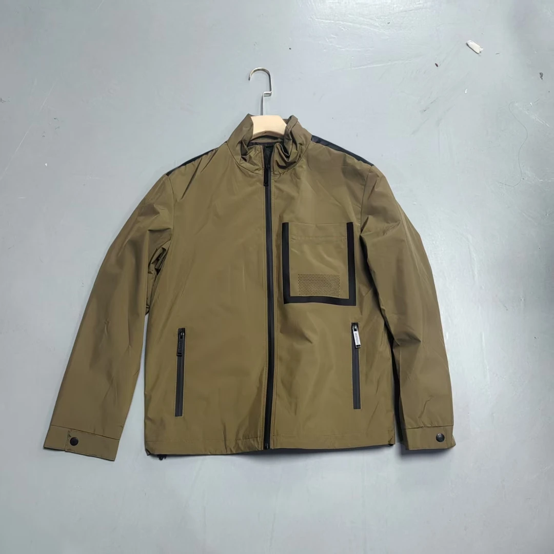 【南油玲姐】军绿色字母新款男女同款外套63060