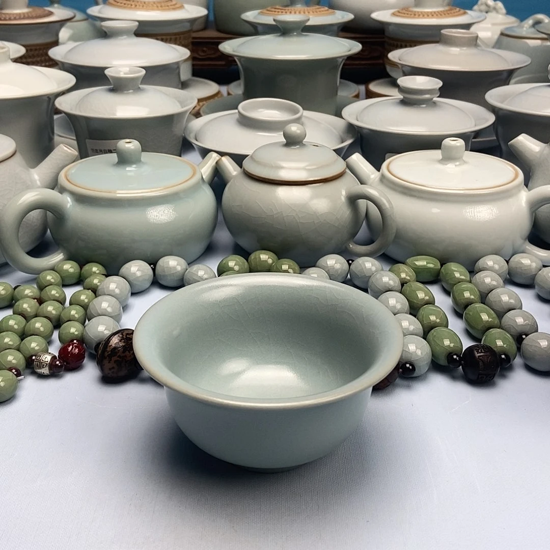 杯仿古釉压手杯原矿瑕釉原产地