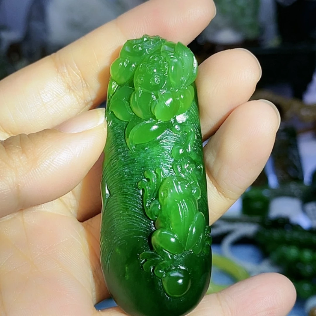 【闪购商品】未镶嵌和田玉（碧玉）挂件