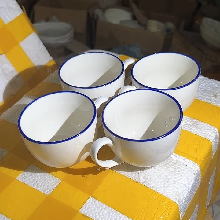 新骨瓷杯子4只装