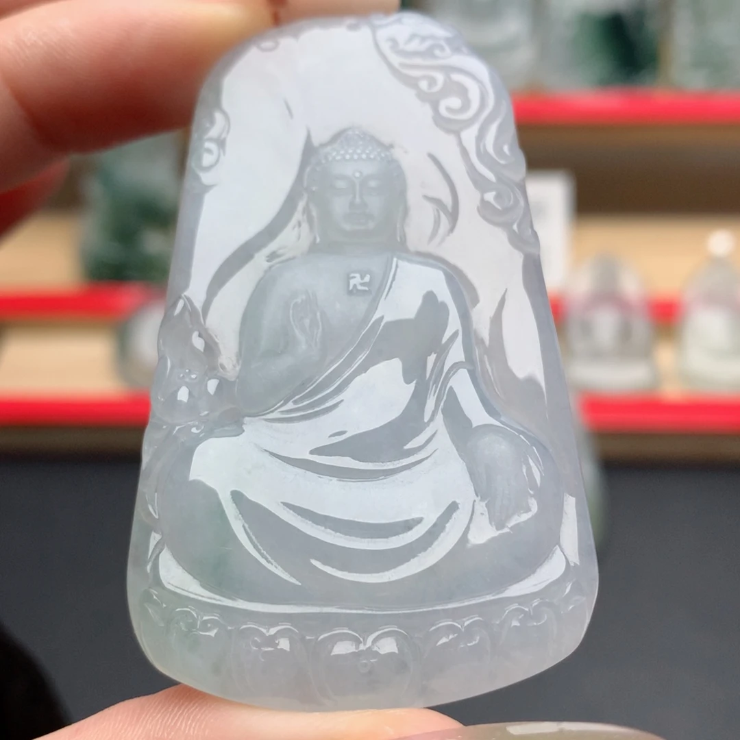颈饰未镶嵌翡翠阿弥陀佛