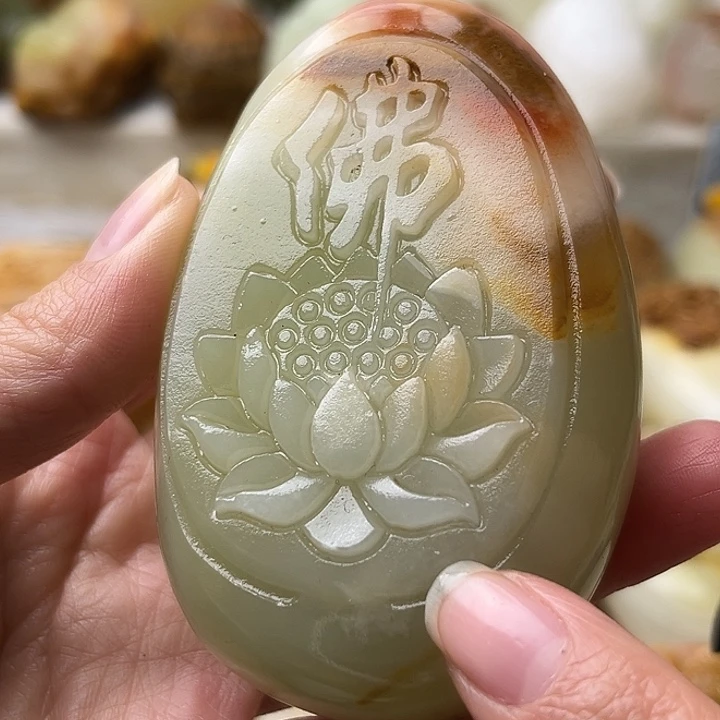 石材古青石不退换佛莲