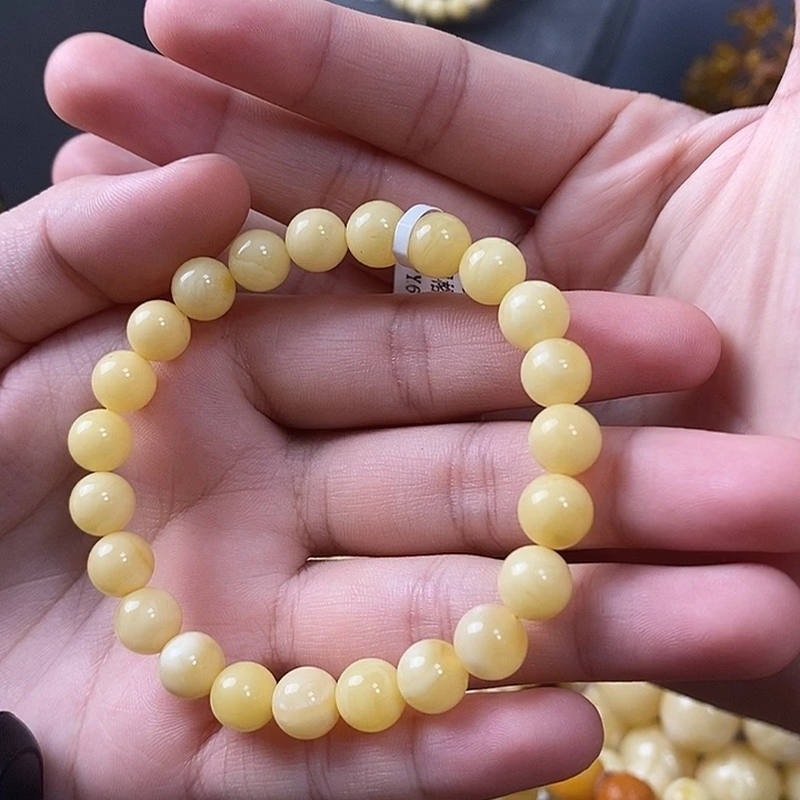 裸石琥珀未镶嵌手串