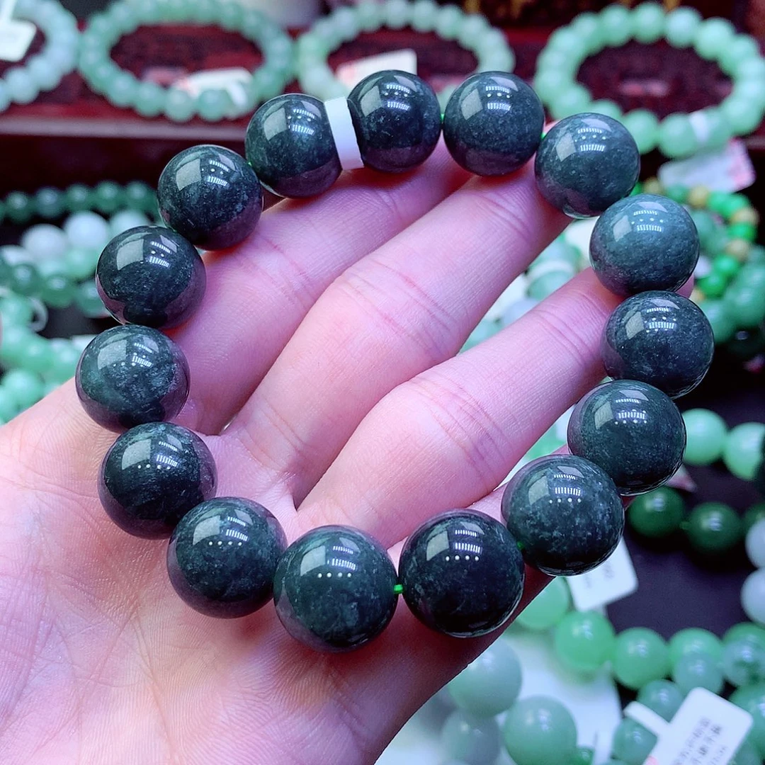 翡翠未镶嵌毛衣链