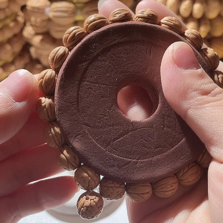 吊坠桃核桃核手串野生6