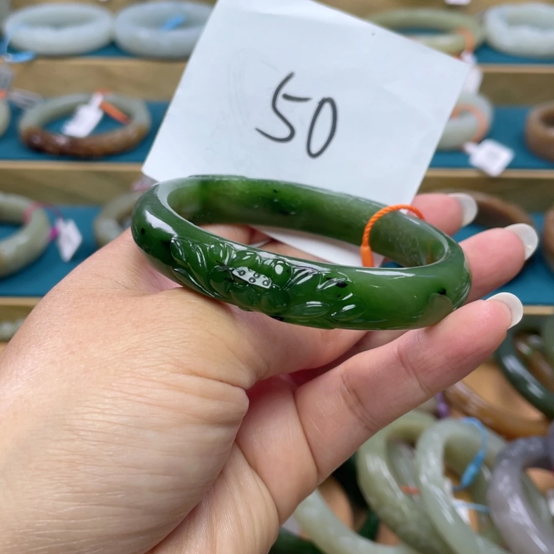 未镶嵌手镯和田玉圈口60