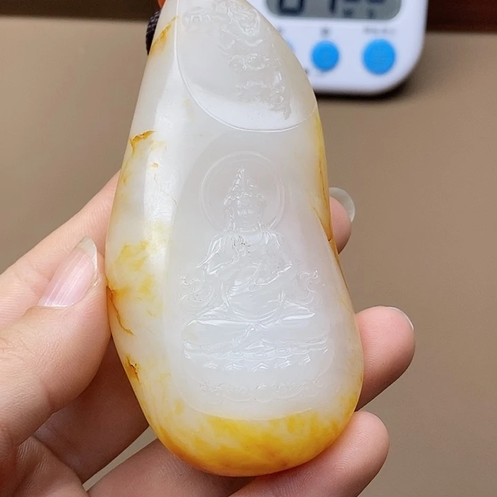 和田玉挂件未镶嵌没**啊F