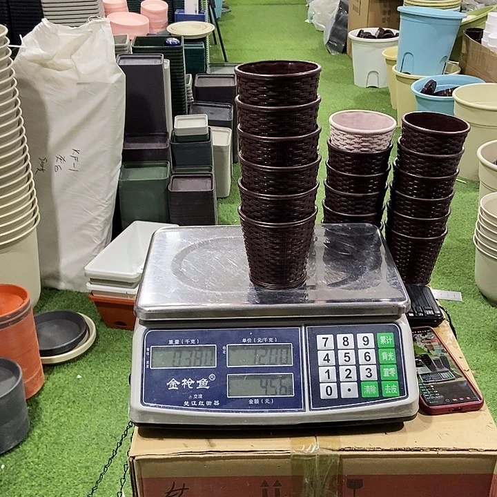 竹编咖色口10高10的6个