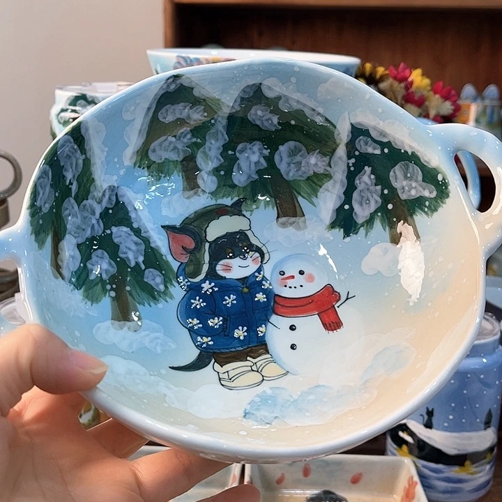 陶景德镇釉下手绘陶瓷