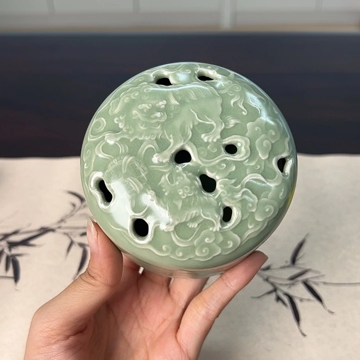 龙泉云间青瓷小米茶器