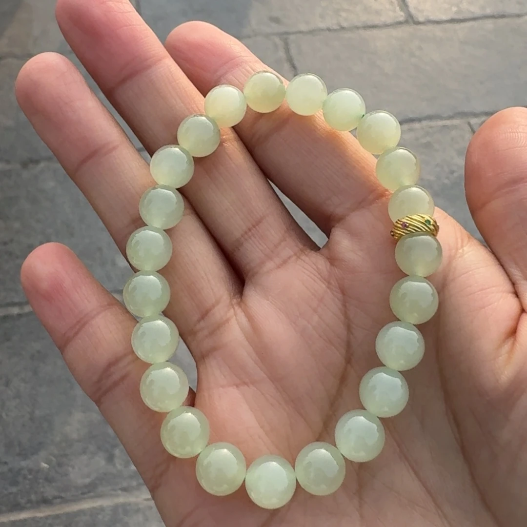 和田玉颈饰未镶嵌晴水手串多样性拍一发一