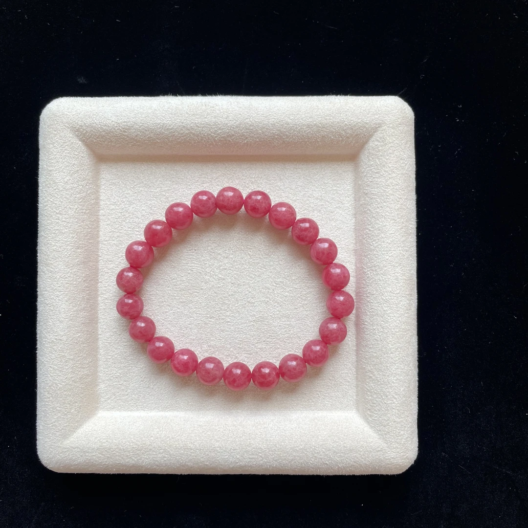 天然红蔷薇辉石手串8mm