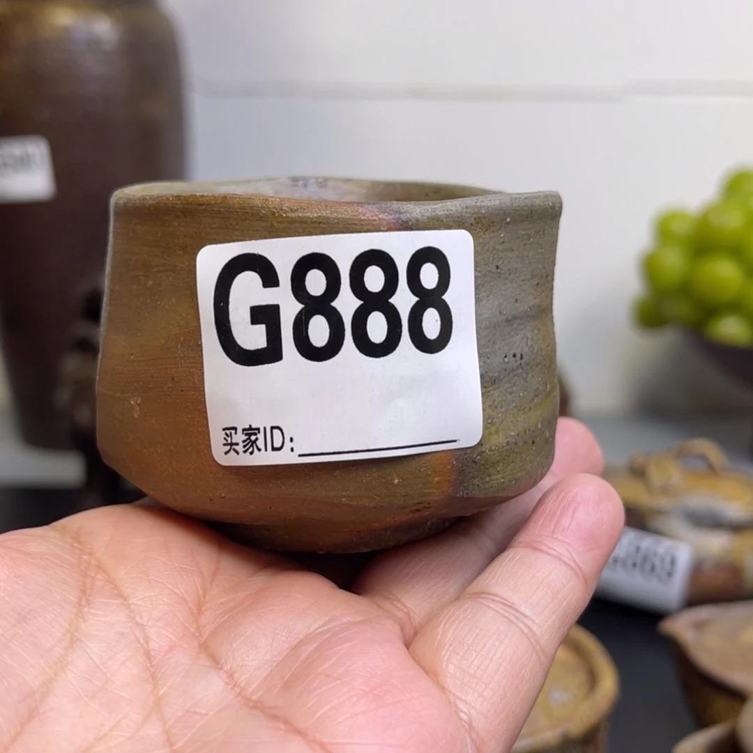 备前烧作品    六郎的杯江*
