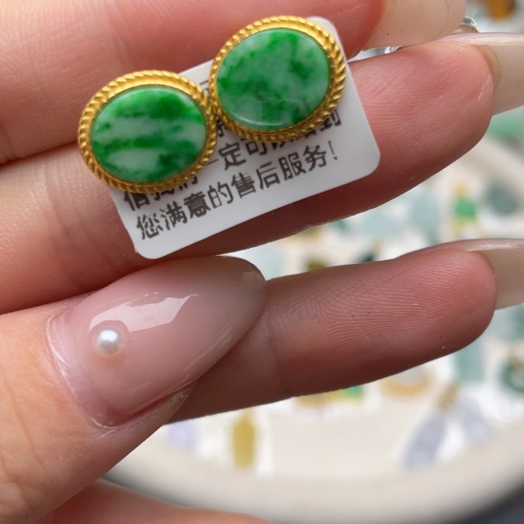 用***心翡翠银S925镶嵌颈饰