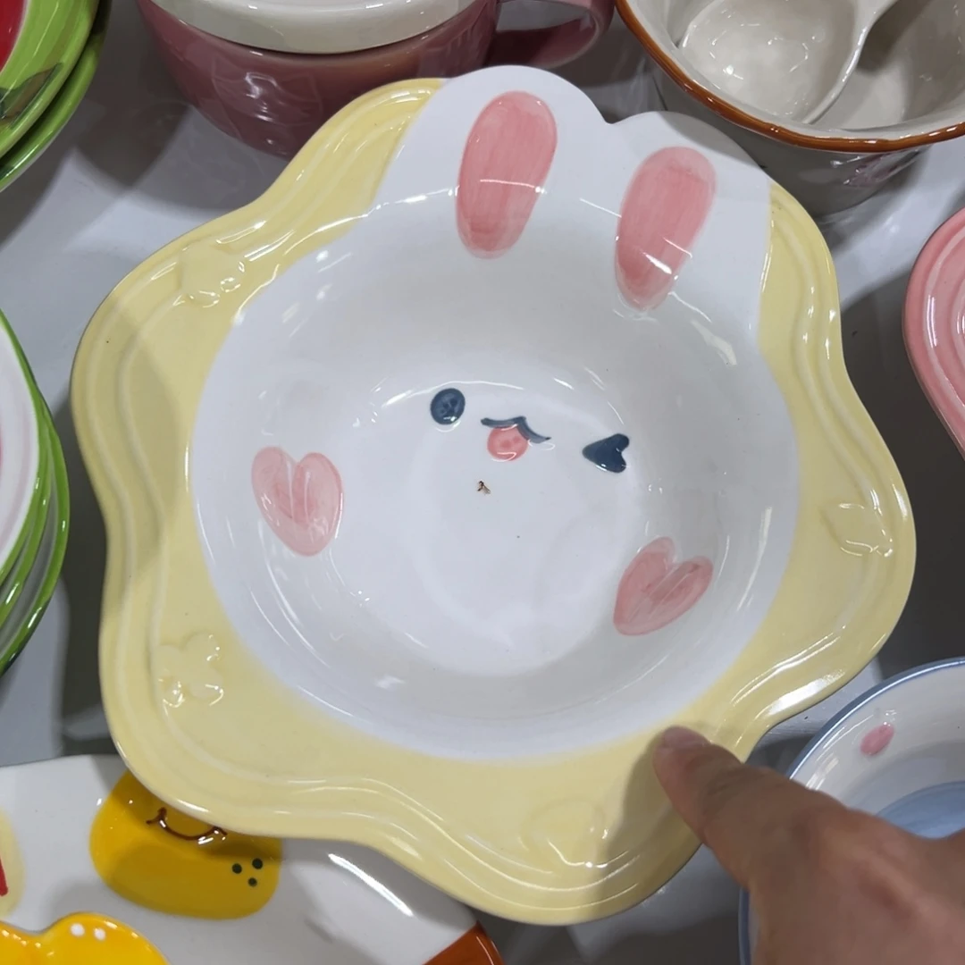 摆件高温陶瓷釉下彩正品