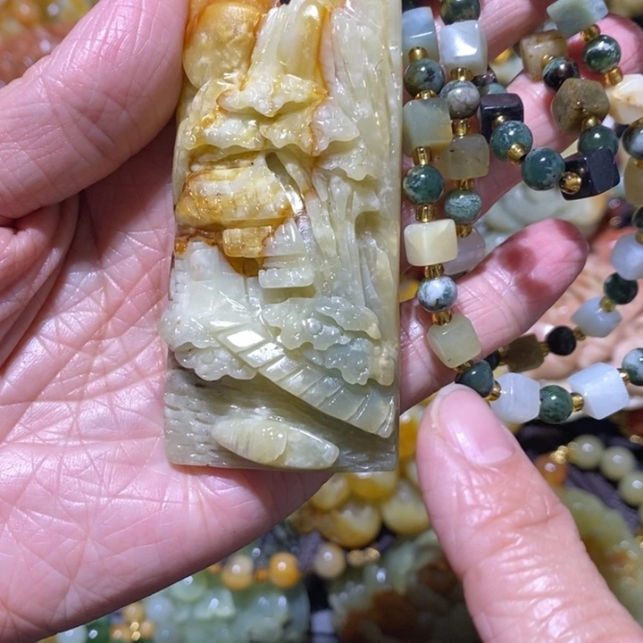 岫玉岫玉吊坠未镶嵌