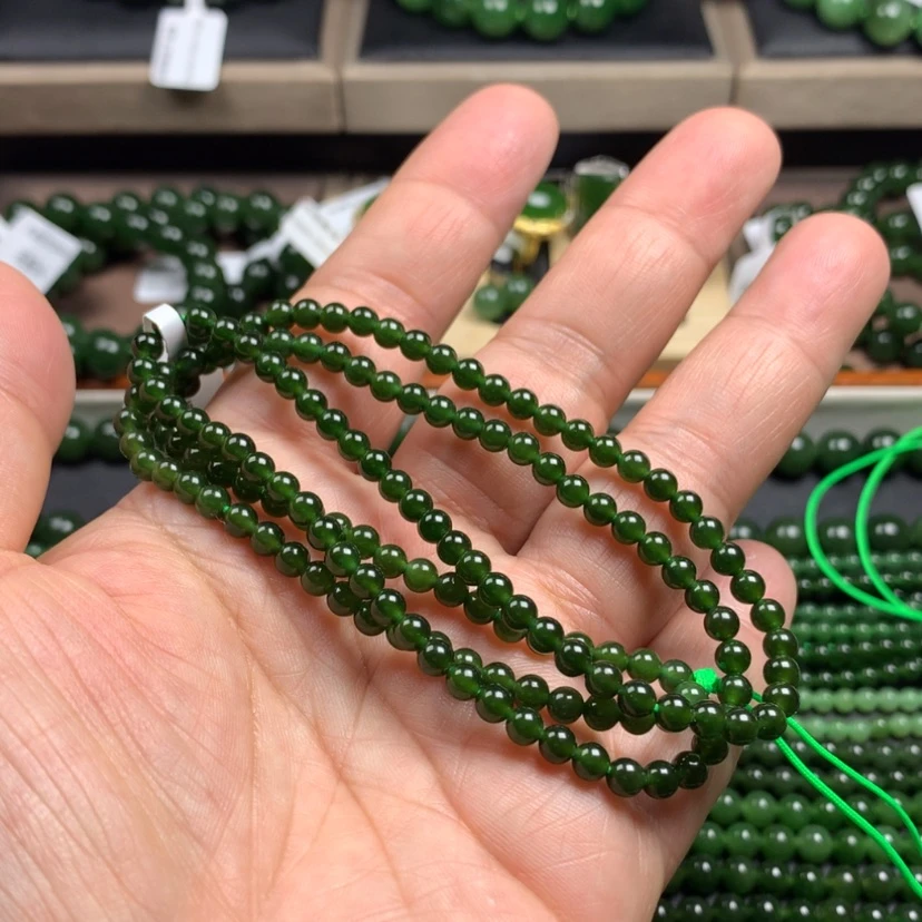 【闪购商品】和田玉（碧玉）颈饰未镶嵌周****翔4m m