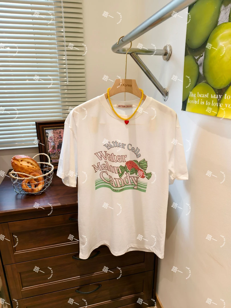 韩国代购.  Bitter cells 西瓜糖短袖L25052439