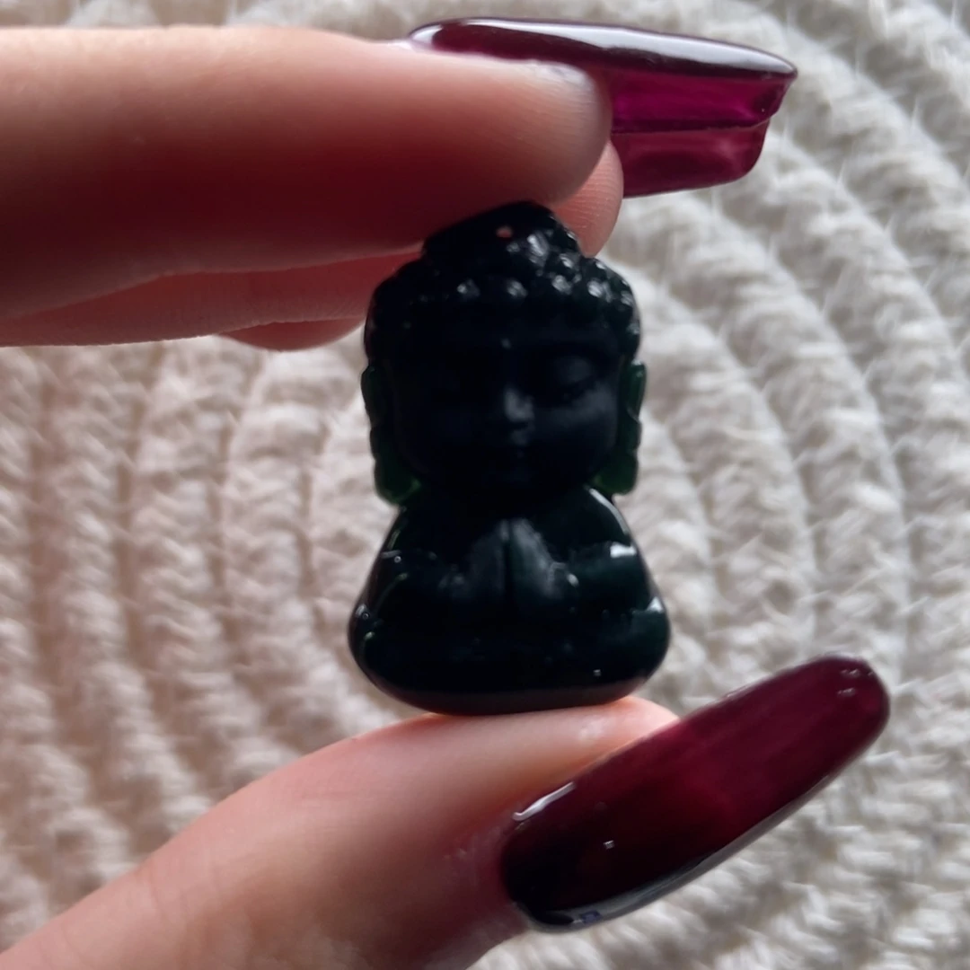 颈饰未镶嵌翡翠宝宝佛