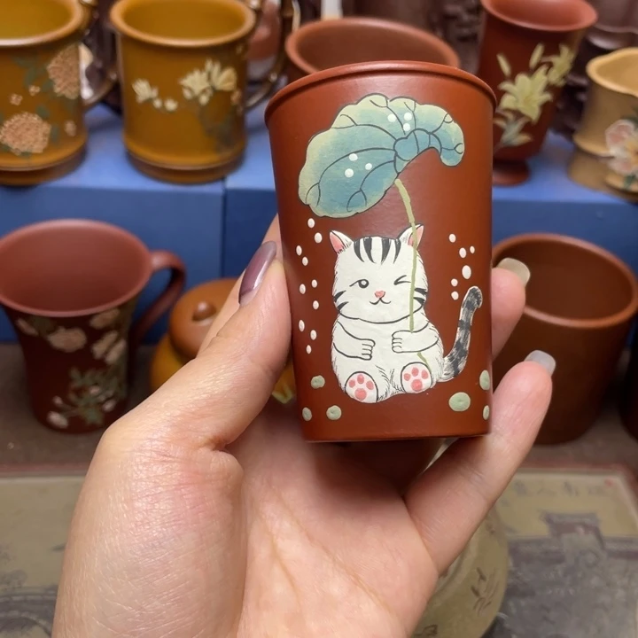 紫砂茶杯紫砂主人杯