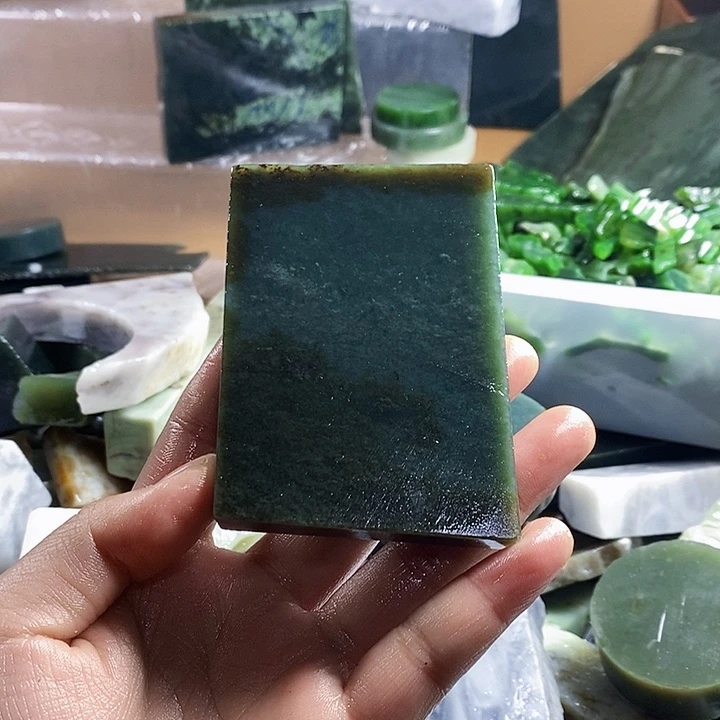 和田玉（糖玉）珠宝半成品未镶嵌明*