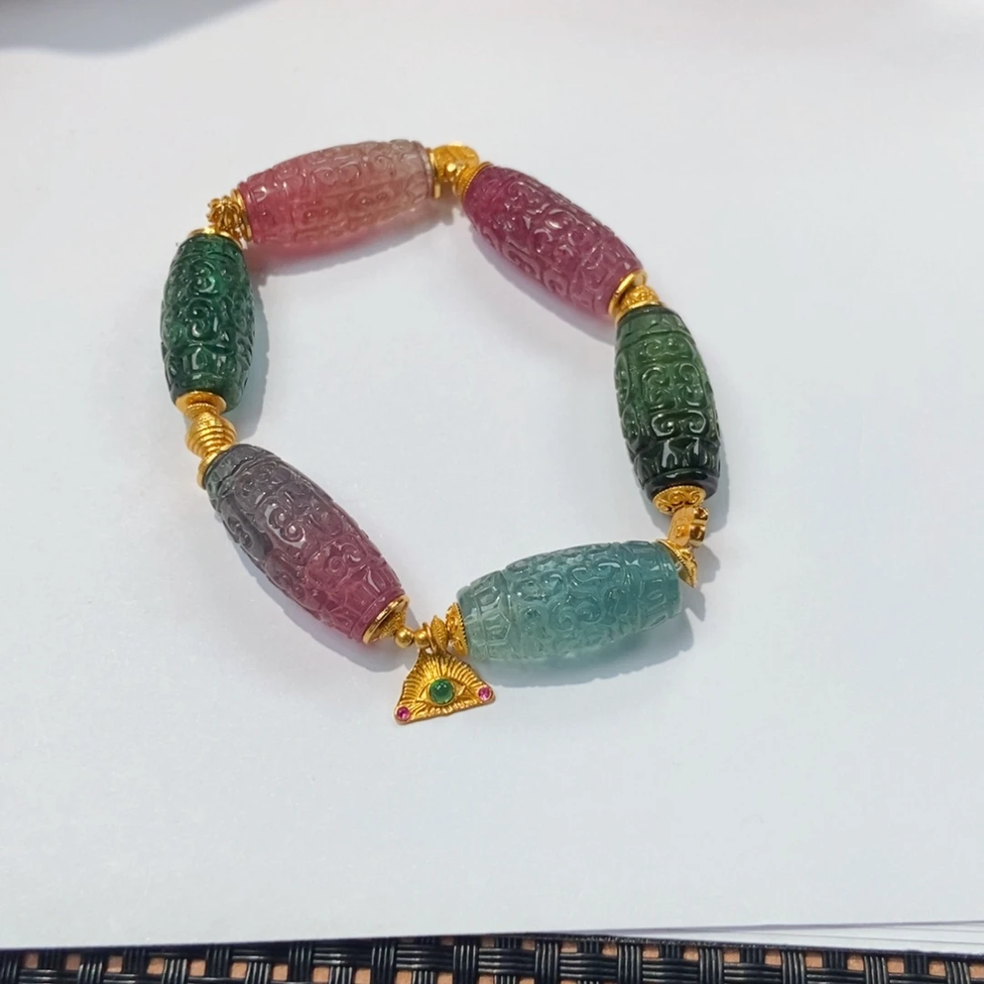 碧玺手链未镶嵌碧玺手链