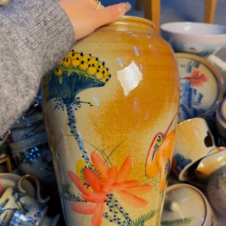 瓷片景德镇陶瓷手工手绘